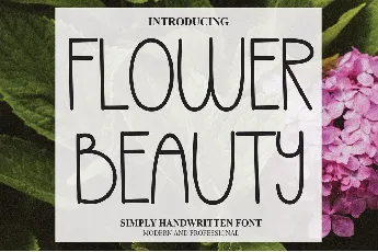 Flower Beauty font