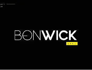 Bonwick Typeface font