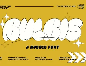 Bulbis Typeface font