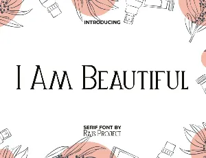 I Am Beautiful Demo font