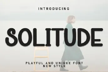 Solitude Display font