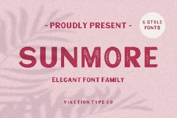 Sunmore Family font