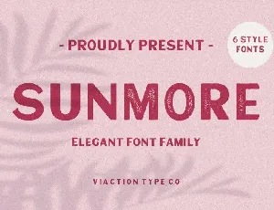 Sunmore Family font