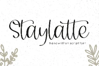 Staylatte font