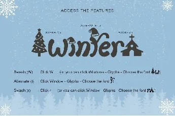 Winter Claus font