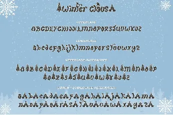 Winter Claus font