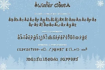 Winter Claus font