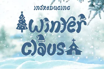 Winter Claus font