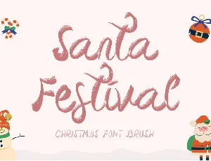 Santa Festival font