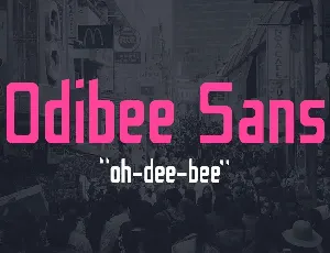 Odibee Sans font