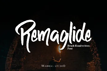 Remaglide font