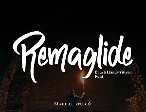 Remaglide font