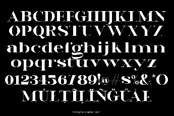 Mongka Demo font