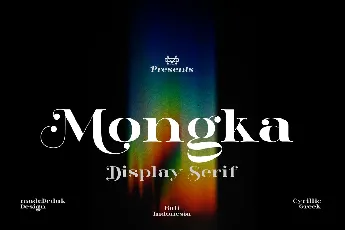 Mongka Demo font