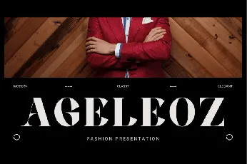 Agaleoz Serif font