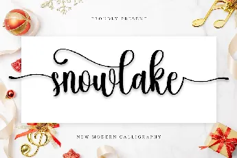 Snowlake font