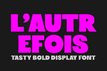 L’Autrefois font