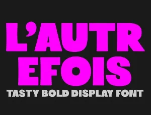 L’Autrefois font