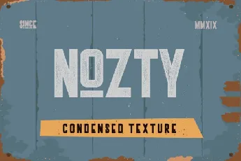 Nozty Typeface font