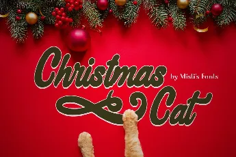 Christmas Cat font