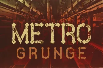 Metro Grunge font