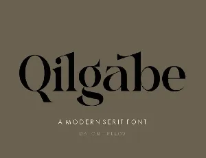 Qilgabe font