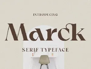 Marck font