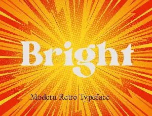 Bright font