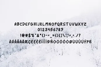 Snow Drop font