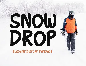 Snow Drop font