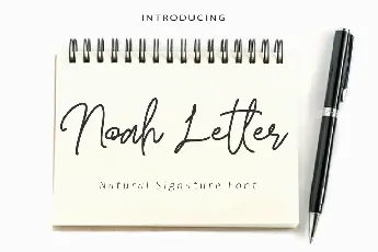 Noah Letter font