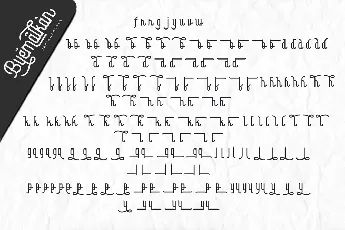 Byemalkan Demo font