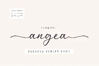 Belagia font