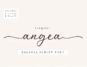 Belagia font