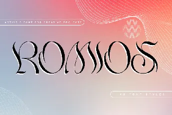 Romios-Personal use font