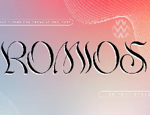 Romios-Personal use font
