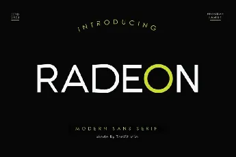 Radeon Family font