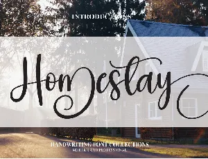 Homestay font