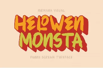 Hellowen Monsta font