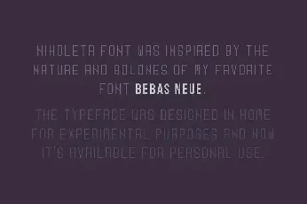 Nikoleta Typeface font