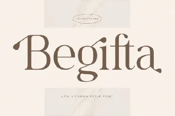 Begifta font