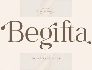 Begifta font