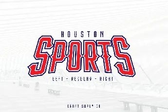 Houston Sports font