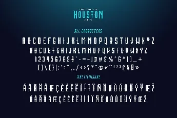 Houston Sports font