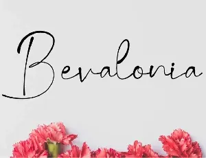 Bevalonia font