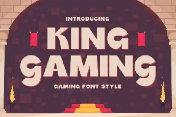 King Gaming font