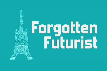 Forgotten Futurist font