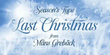 Last Christmas font