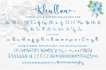 Khallea font