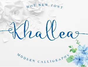 Khallea font